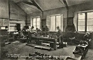 St Marys Industrial School, Bishopbriggs, Glasgow. Shoemaki