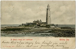 Whitley Collection: St Marys Island and Lighthouse - Whitley Bay, Northumbria