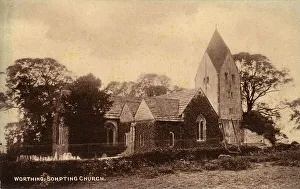 Images Dated 21st November 2019: St Marys parish church, Sompting, West Sussex