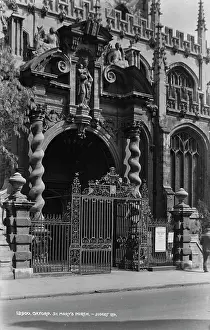Carvings Prints: St. Mary's Porch