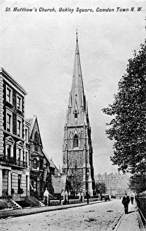 Matthew Prints: St Matthews Church, Oakley Square, Camden, NW London