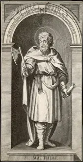 Matthew Prints: St Matthias with axe