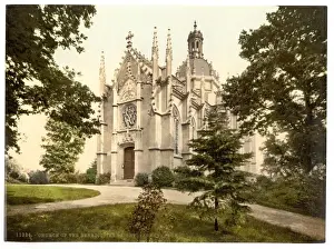 Farnborough Prints: St. Michaels Abbey, Farnborough, England