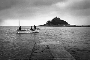 Marazion Prints: St. Michaels Mount, Cornwall, England
