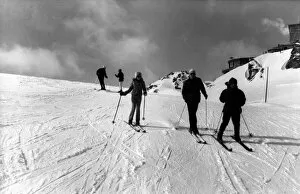 Images Dated 31st August 2011: St. Moritz Skiers