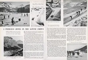 Alps Prints: St. Moritz, Switzerland