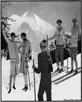 St Moritz winter fashions 1928