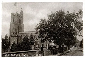 Sevenoaks Prints: St Nicholas Parish Church, Sevenoaks, Kent