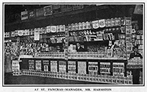 Pancras Prints: St Pancras Bookstall