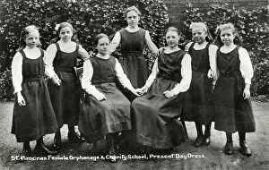 Pancras Collection: St Pancras Female Orphanage - Present Day Dress