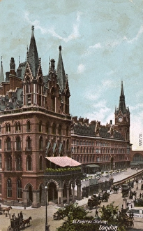 St Pancras Railway Station, London