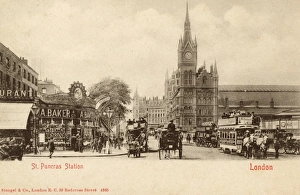 St Pancras Railway Station, London