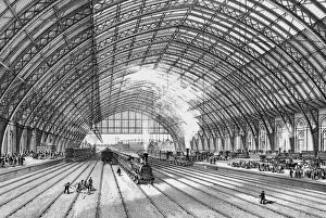 Locomotives Collection: St Pancras Station, London - Interior