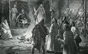 Images Dated 8th February 2011: St Patrick in the Hall of Tara