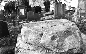 Downpatrick Prints: St Patricks Grave Downpatrick