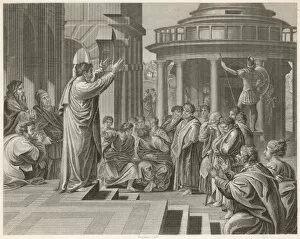 St Paul preaching at Athens