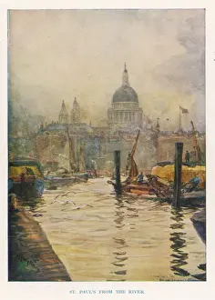 Churches Prints: ST PAULs CATHEDRAL 1910