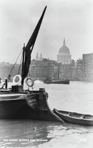 Moody Prints: St. Paul's Cathedral from Bankside