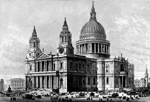 Images Dated 11th January 2005: St. Pauls Cathedral, London, 1883