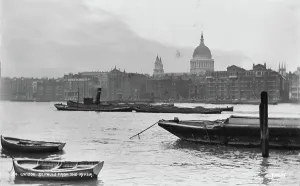 Londons Prints: St. Paul's Cathedral from the River Thames