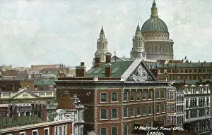 St Paul's Cathedral and The Times Newspaper Office, London