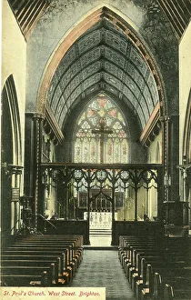 Eustace Prints: St Paul's Church, West Street, Brighton, Sussex