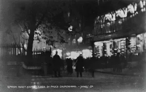 Nearby Prints: St. Paul's Churchyard at Night