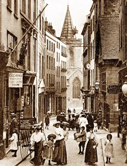 St. Peter Port High Street Guernsey early 1900s