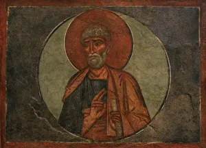 Bulgaria Prints: St. Peter. Wall painting. From the Church of St