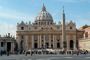 Dome Collection: St Peters Basilica, Vatican, Rome, Italy