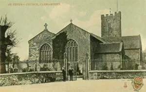 St. Peters Church, Carmarthen, Wales
