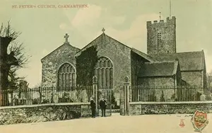 Church Yard Prints: St. Peters Church, Carmarthen, Wales