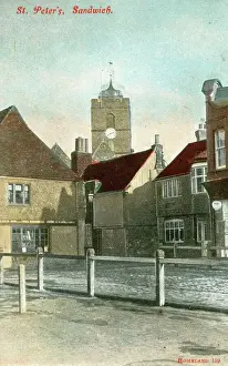 Ramsgate Prints: St. Peters Church, Sandwich, Kent