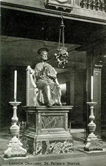 Blessing Prints: St Peter's Statue, London Oratory