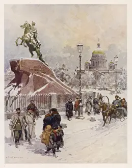 Leningrad Prints: St Petersburg / Monument