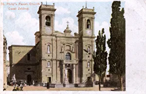 Images Dated 21st November 2018: St Philips Parish Church, Casal Zebbug, Malta