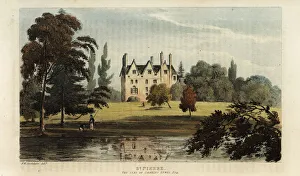 Gentry Prints: St. Pierre manor house, Monmouthshire, Wales