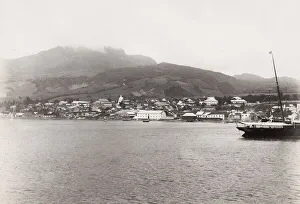 St. Pierre Martinique, West Indies, from the sea