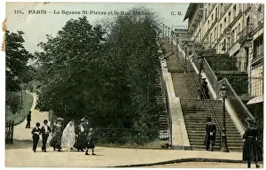 Muller Prints: St Pierre Square, Montmartre, Paris, France