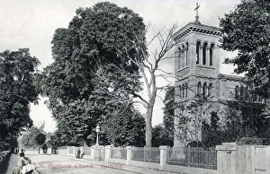 Parish Prints: St. Raphaels Church, Portsmouth Road, Surbiton, Surrey