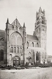 Salvator Prints: St Salvators Cathedral, Bruges, Belgium