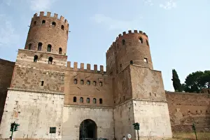 Roma Prints: St. Sebastian Gate or Ancient Porta Appia. Rome. Italy