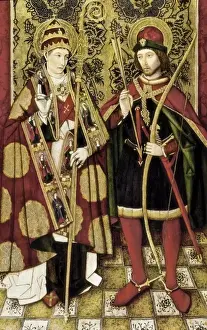 Hermitage Prints: St Sebastian and St Fabian. ca. 1475 - ca. 1500