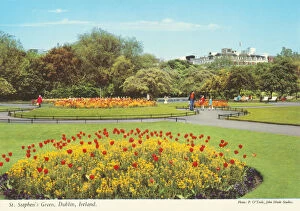 John Hinde Gallery: St Stephens Green, Dublin by P O Toole