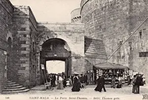 Souvenirs Prints: St Thomas Gate - St Malo, France