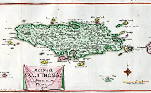 1767 Prints: St Thomas, West Indies