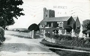 Rhos Prints: St. Trillos Church, Llandrillo-yn-Rhos, Denbighshire