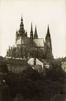 Prague Collection: St. Vitus Cathedral - Prague, Czech Republic