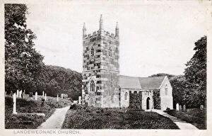 Crenellation Gallery: St Wynwallows Church, Landewednack, Cornwall