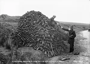 Stacking Mountain Turf on the Ballycastle Road